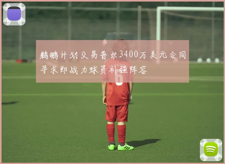 鹈鹕计划交易普尔3400万美元合同寻求即战力球员补强阵容